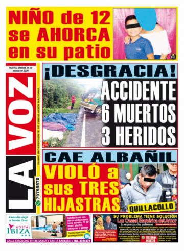 La Voz, Cochabamba.
