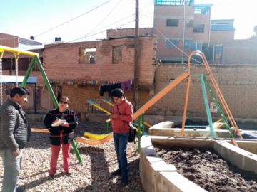 vieron con los vecinos las necesidades de la zona.