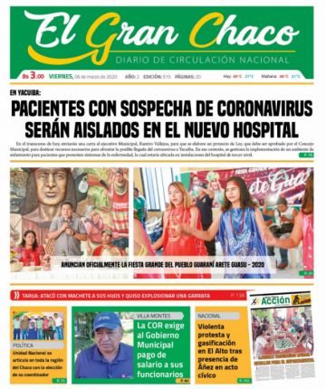 El Gran Chaco, Yacuiba, Tarija.