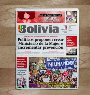 Bolivia, el diario oficialista.