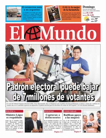 El Mundo, Santa Cruz.