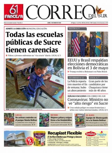 Correo del Sur, Sucre.
