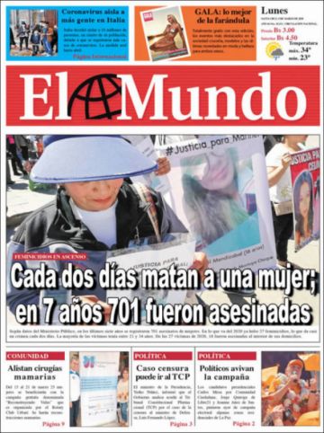 El Mundo, Santa Cruz.