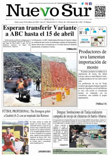 Nuevo Sur, Tarija.