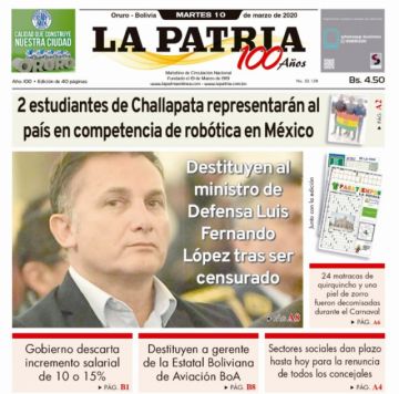 La Patria, Oruro.