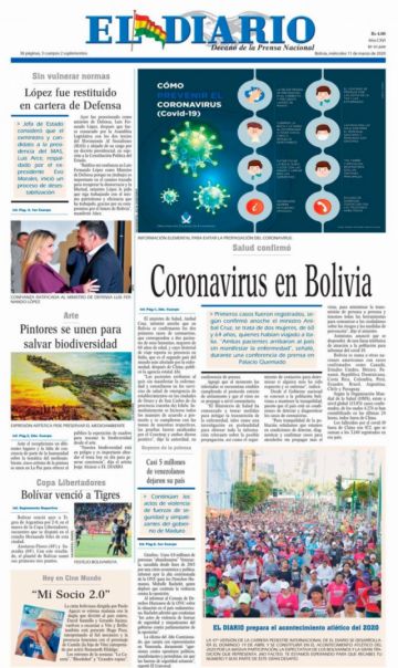 El Diario, La Paz.