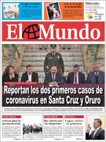 El Mundo, Santa Cruz.