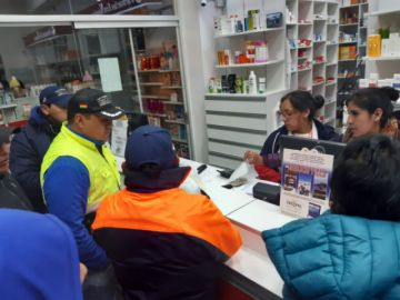 Realizaron los operativos una vez que se confirmó los dos primeros casos en Bolivia.