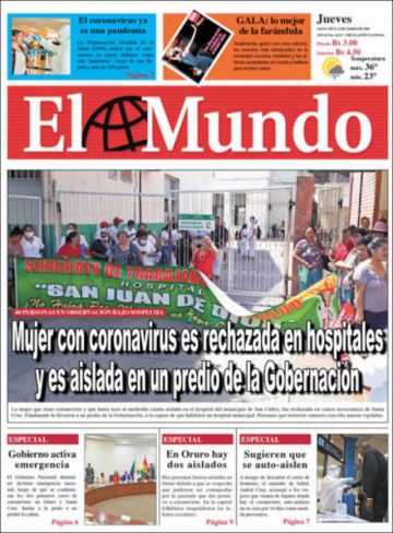 El Mundo, Santa Cruz.