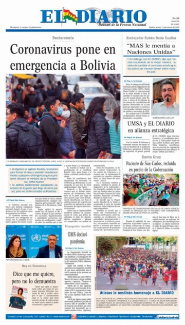 El Diario, La Paz.
