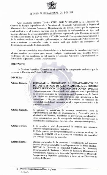 Las autoridades departamentales se reunieron para tomar las medidas.