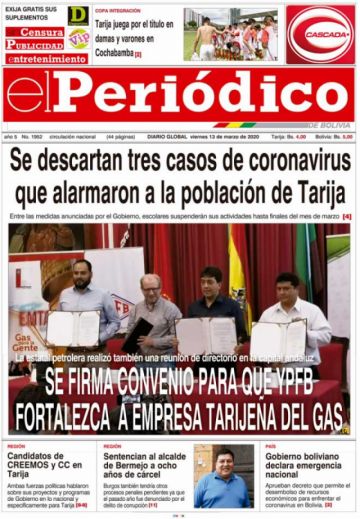 El Periódico, Tarija.