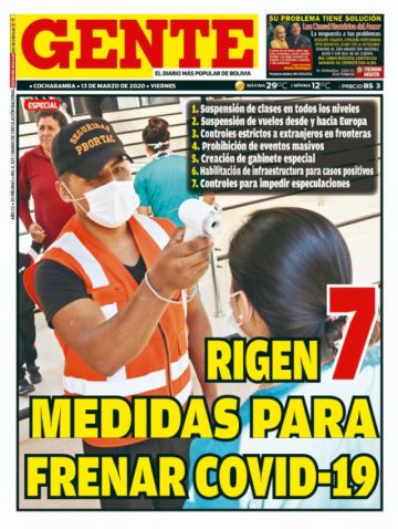 Gente, Cochabamba.