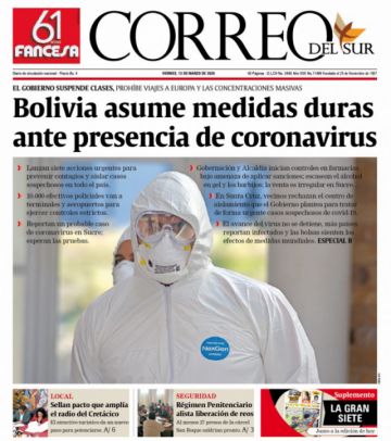 Correo del Sur, Sucre.