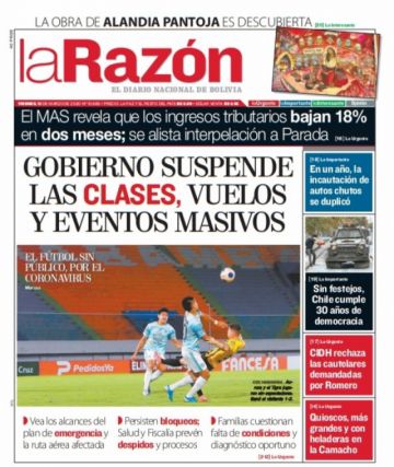 La Razón, La Paz.
