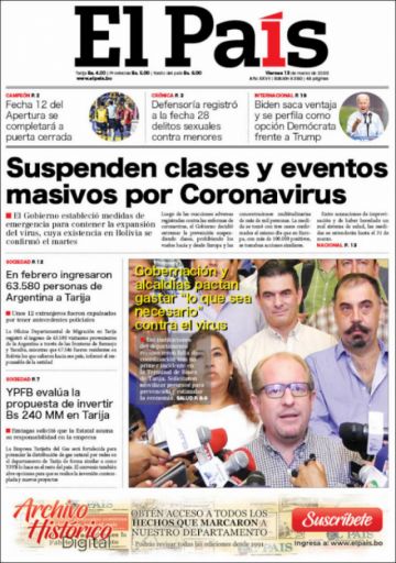 El País, Tarija.