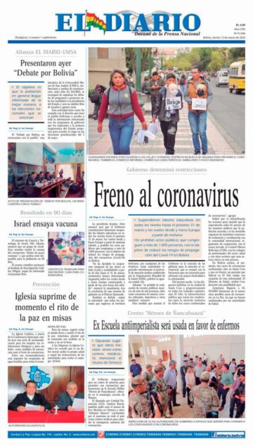 El Diario, La Paz.