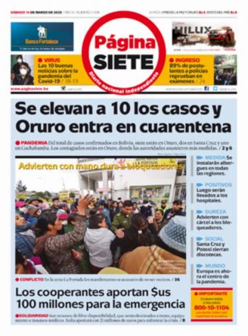 Página Siete, La Paz.