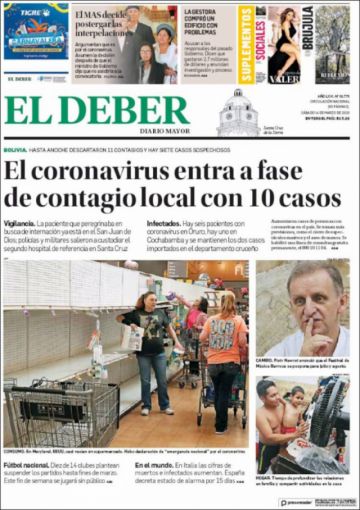 El Deber, Santa Cruz.