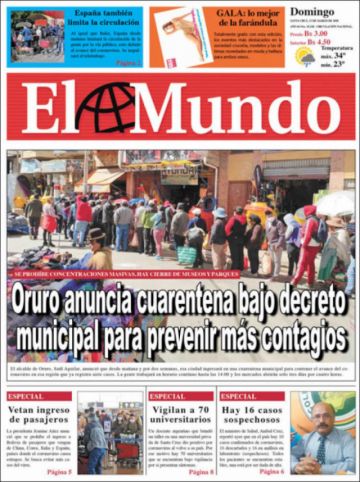 El Mundo, Santa Cruz.