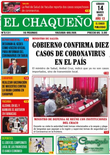 El Chaqueño, Yacuiba, Tarija.
