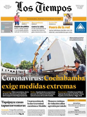 Los Tiempos, Cochabamba.
