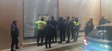 Desalojaron a las personas y se clausuró el salón. FOTO: INTENDENCIA MUNICIPAL