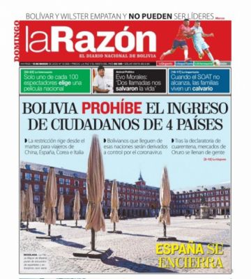La Razón, La Paz.