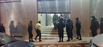 Desalojaron a las personas y se clausuró el salón. FOTO: INTENDENCIA MUNICIPAL