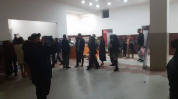 Desalojaron a las personas y se clausuró el salón. FOTO: INTENDENCIA MUNICIPAL