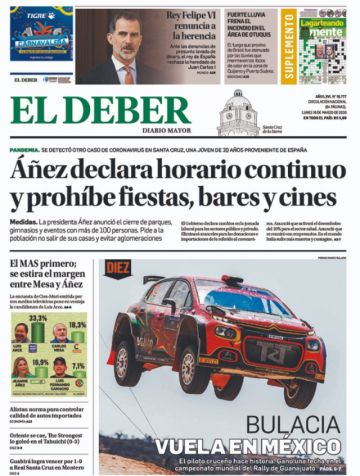 El Deber, Santa Cruz.