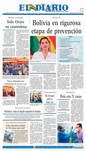 El Diario, La Paz.