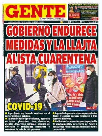 Gente, Cochabamba.