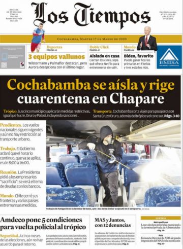 Los Tiempos, Cochabamba.