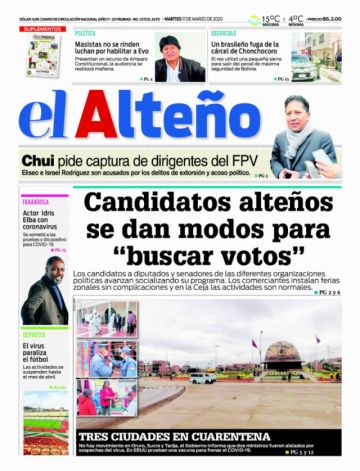 El Alteño, El Alto, La Paz.