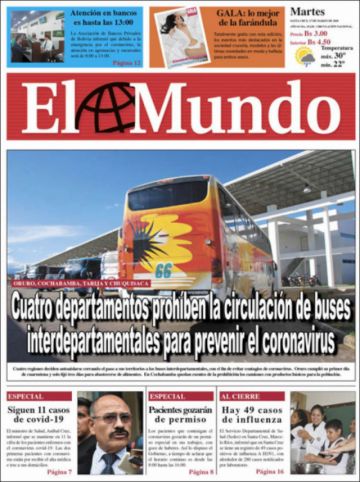 El Mundo, Santa Cruz.