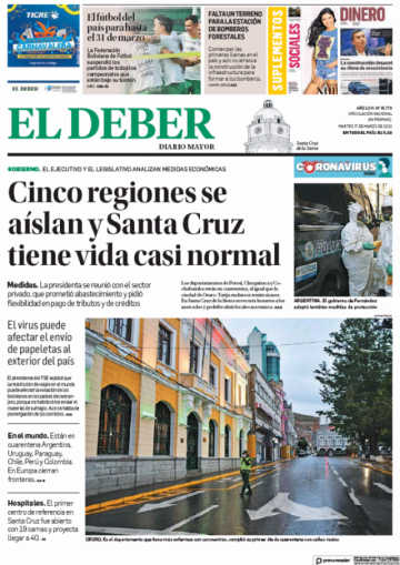 El Deber, Santa Cruz.
