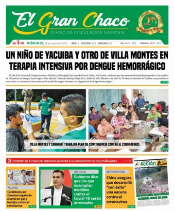 El Gran Chaco, Yacuiba, Tarija.