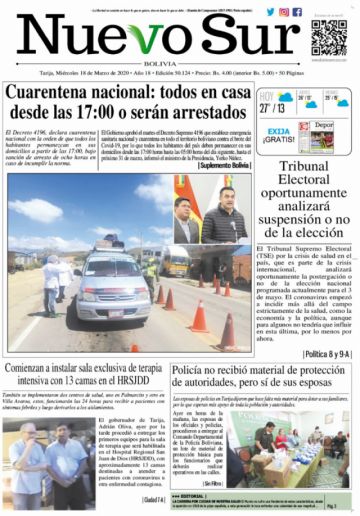 Nuevo Sur, Tarija.