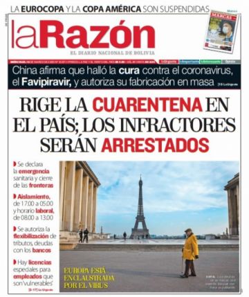 La Razón, La Paz.
