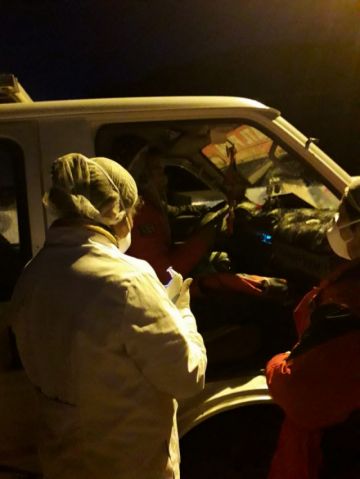 El personal sanitario trabaja de manera ininterrumpida en los motorizados. FOTO: SEDES