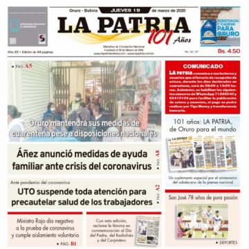 La Patria, Oruro.