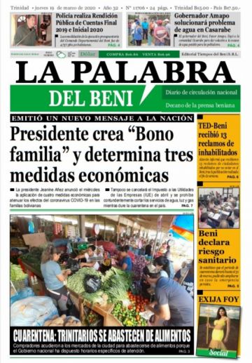 La Palabra del Beni.