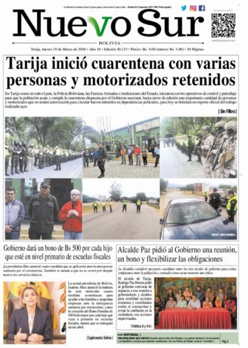 Nuevo Sur, Tarija.
