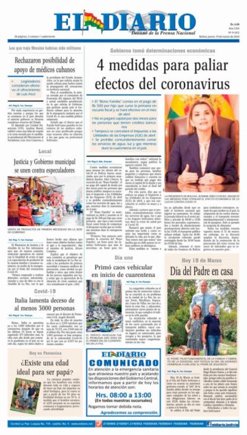 El Diario, La Paz.