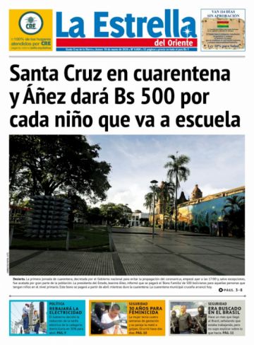 La Estrella del Oriente, Santa Cruz.