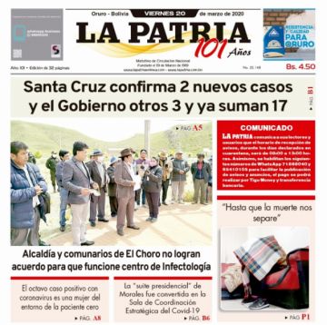 La Patria, Oruro.