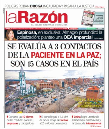 La Razón, La Paz.