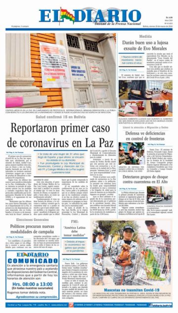 El Diario, La Paz.