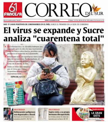 Correo del Sur, Sucre.